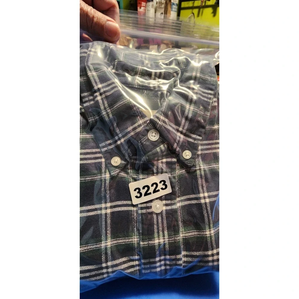 Eddie Bauer Mens Flannel Shirt Plaid‎ Button Down Long Sleeve L/G